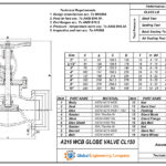 Globe-Valve-CL150 Drawings