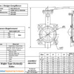 Wafer-Type-Butterfly-Valve-Lever-Operated-2-12 Drawings